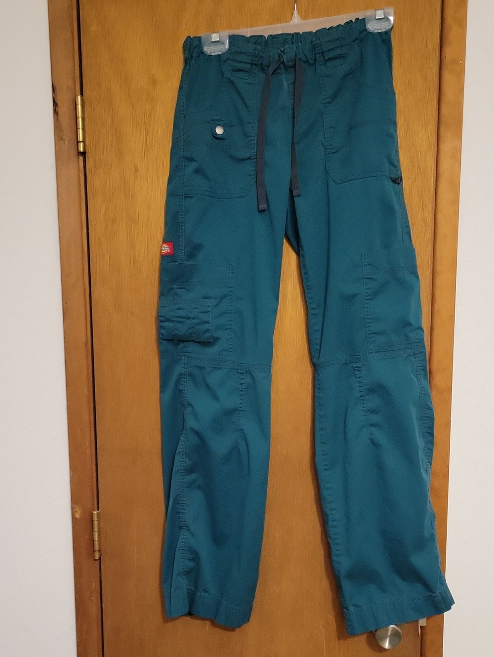 Dickies Cargo Scrub Pants Green Size XS Tall